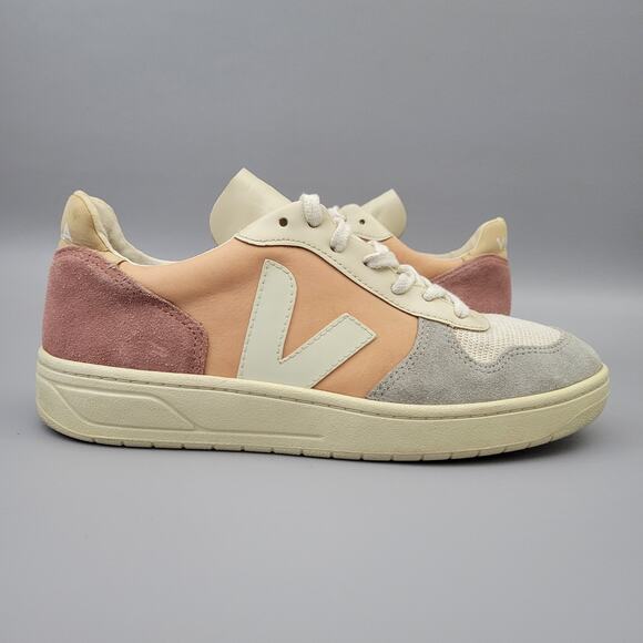 Veja Women's V-10 Suede Trainers Multicolor Size 9 - Picture 3 of 15